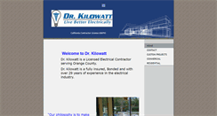 Desktop Screenshot of drkilowatt.com