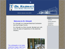 Tablet Screenshot of drkilowatt.com